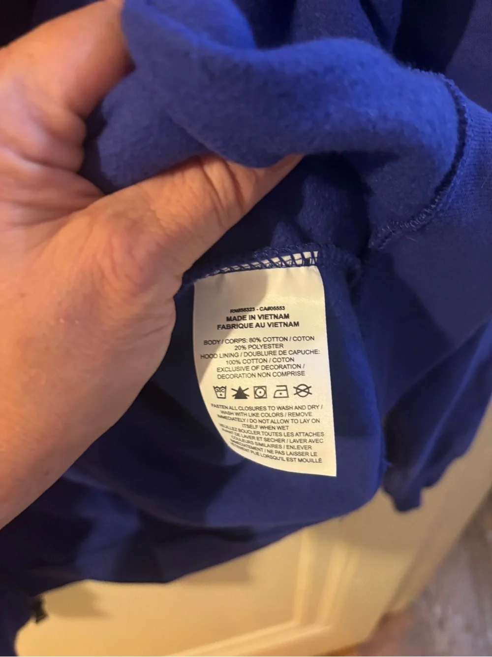 NWT Jordan Royal Blue Full-Zip Hoodie with White Jumpman